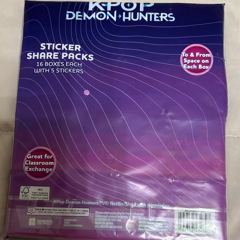 KPOP Demon Hunters Sticker Share Packs - Multicolor - Picture 2 of 2